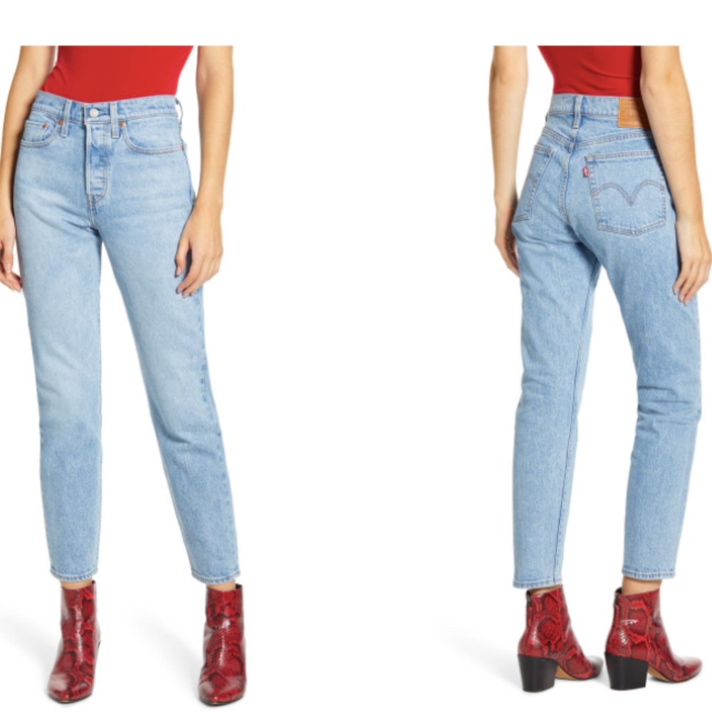 Levi's Wedgie Icon Fit High Waist Jeans in Tango Light Size 27